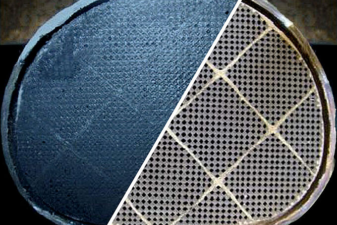 Proces czyszczenia filtra DPF w serwisie